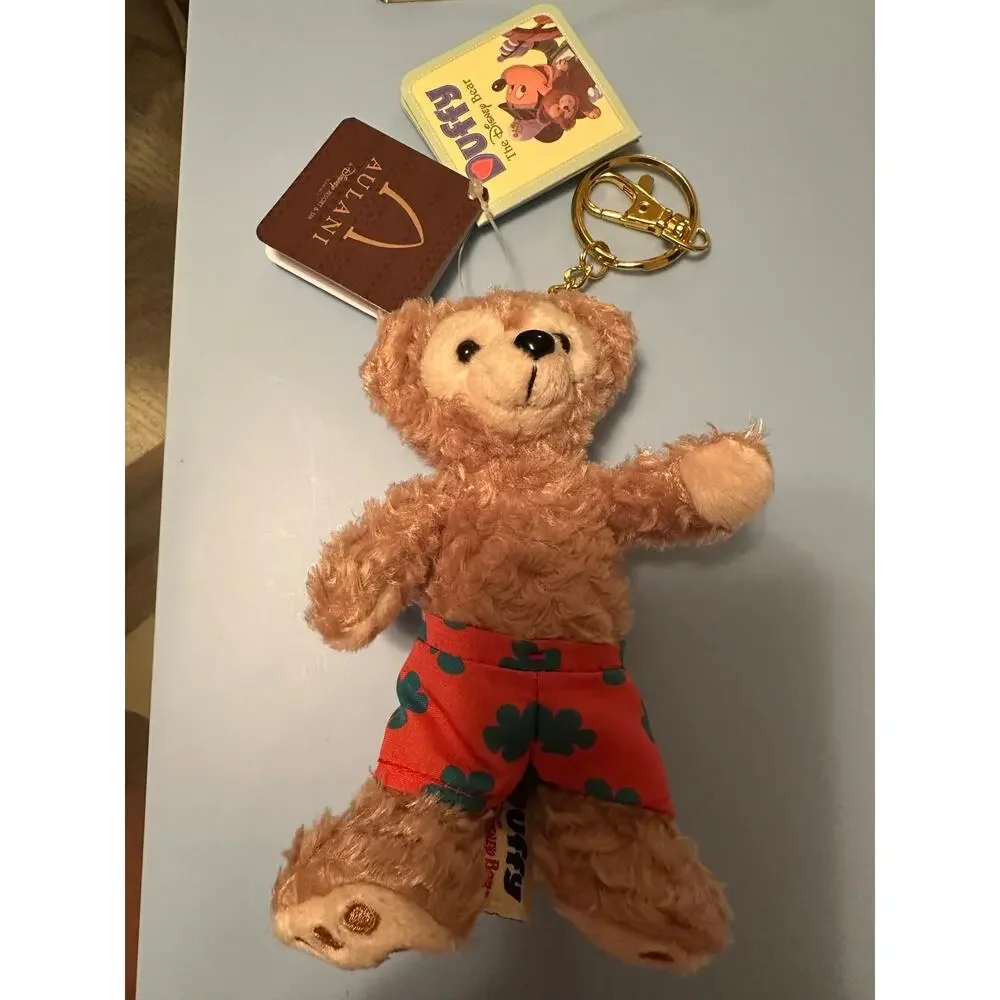 Disney Aulani Duffy Shelliemay Plush Bag Charm Keychain